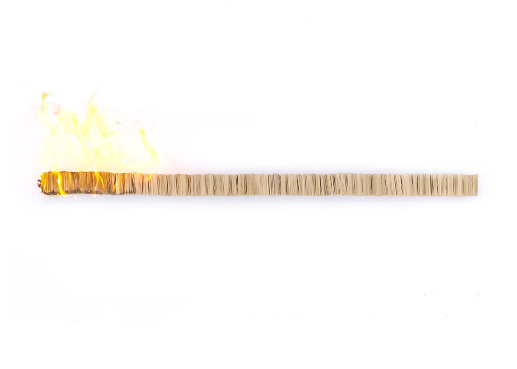 Match - burning
