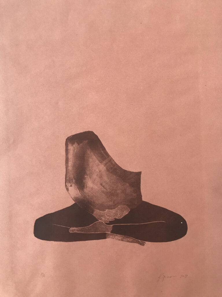 Torzo · serigrafie · 40 x 30 cm 2018