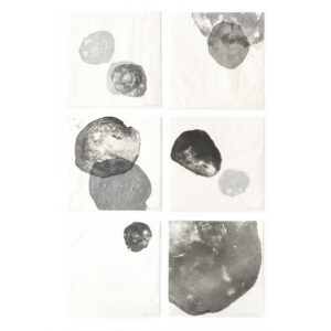 grafický cyklus Malé světy · litografie · 12 x 12 cm 2020